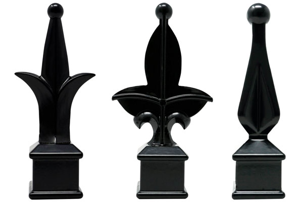 Anti-Ascendere Design Princeps Securitatis Picket Top Fence Panels Cum Decorative Finials