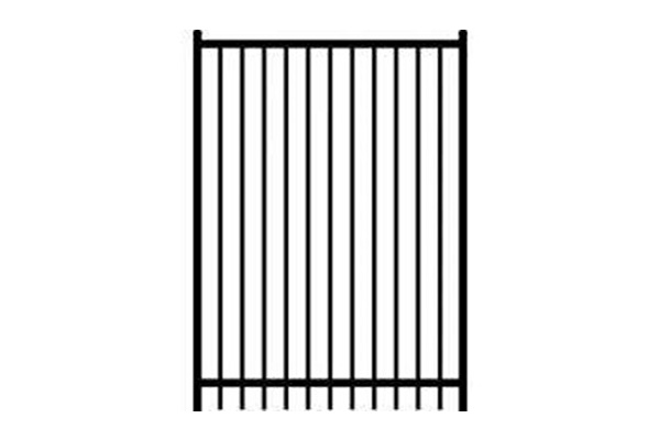 Black Metal Walkway Fence Gate For Villa/hort/Cortyard/Home